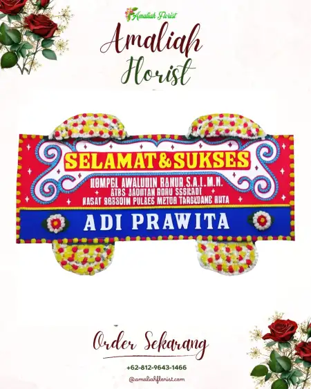 Papan Bunga Ucapan Selamat Sunggal