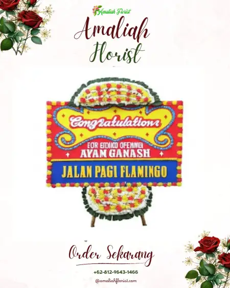 Sewa Papan Bunga Sunggal